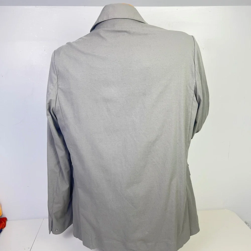 QOR Tech Blazer Mens Large Gray Excellent Performance Stretch Sport Coat